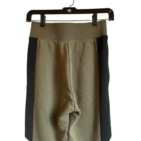 NIKE Olive Green Color Block Street Wear Jogger Sweatpants - Picture 10 of 11